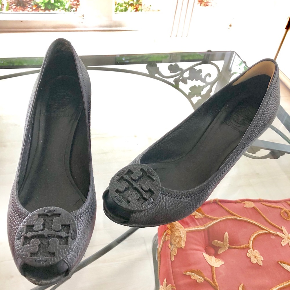 Tory Burch black wedge